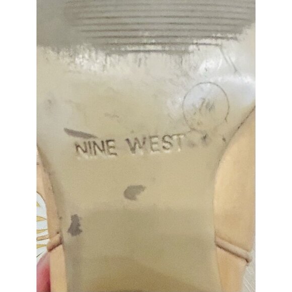 Nine West Butterfly Heart Cowboy Boots Womens Sz 7 Leather Western Riding Shoes - Picture 15 of 16